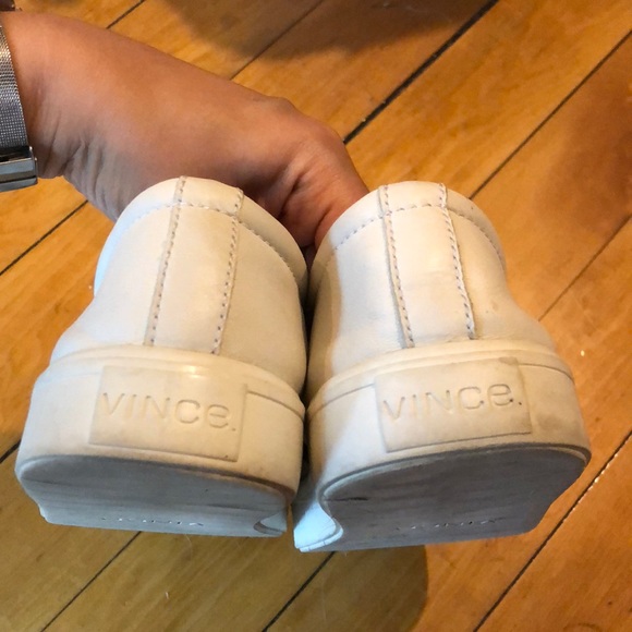 ~SALE~ Vince leather slip ons. Worn once! 11/11.5 - Picture 4 of 4